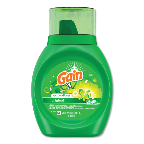 Gain Liquid Laundry Detergent, Original Fresh, 25oz Bottle 12783